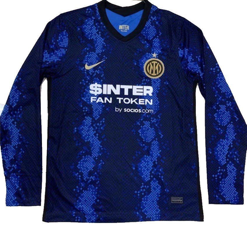 Camisa I Inter de Milão 2021 2022 Home Manga comprida